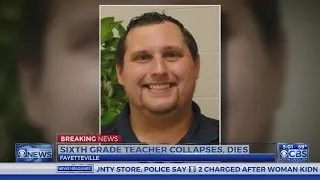 Fayetteville teacher dies after collapsing at school