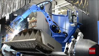 Celda de soldadura robotizada de Yaskawa Ibérica para MAM