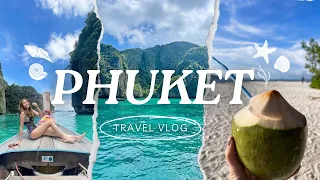 🌊🐚Phuket Vlog🛥️🪸 ทริปภูเก็ต 3วัน2คืน กิน เที่ยว ไปหมู่เกาะพีพี Phi Phi Island hopping🏝️ แฮปปี้มากก💖✨