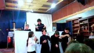 The Salvation Army - Georgia region - Corps "Ponichala". Christian drama - Junior soldiers