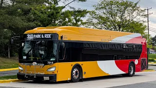 (Brand New!) Fairfax Connector: 2024 New Flyer XD40 #7914 on Route 310