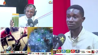 Wow! KNUST Student Manufactures Fuel From Plastic Wastes...Watch!