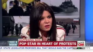 Ruslana - In a support of Ukraine | CNN Live, The situation room, 07.03.14