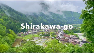 [4K] A morning walk in Shirakawa-go (白川郷) | Gifu, Japan