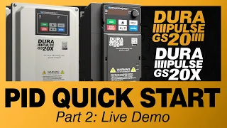 GS20(X) VFD: PID Quick Start Part 2 at AutomationDirect