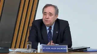 Watch in full: Alex Salmond gives evidence in Holyrood inquiry