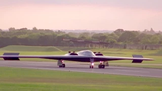 B-2 Spirit Landing At Royal Air Force Fairford