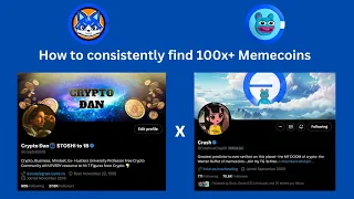 Crash x Dan - How to Find 100x Memecoins Without Relying On Luck