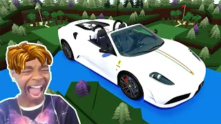 Roblox BUILD A BOAT Funny Moments MEMES  (SUPER FERRARI)