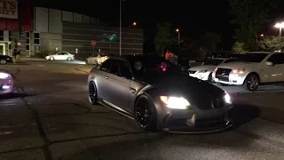 SUPERCHARGED E92 BMW M3 BURNOUT