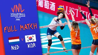 Netherlands 🆚 Korea - Full Match | Women’s Volleyball Nations League 2019