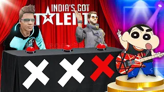 Indian Got Talent In GTA 5 | Franklin & Shinchan In India's Got Talent In GTA 5