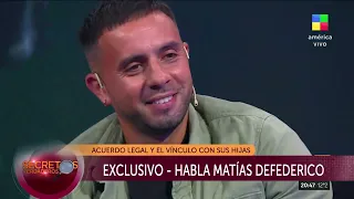 La palabra de Matías Defederico en #SecretosVerdaderos: "No tengo cómo saldar lo que debo"