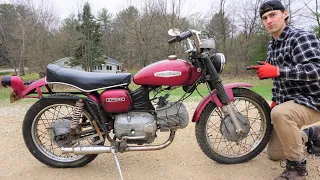 1968 Harley Davidson Sat 30+ Years Untouched