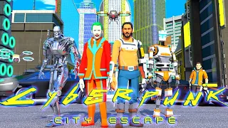 Cyberpunk City Escape Neighbor Sci-Fi Survival 3D By tinyTeamDev | Cyberpunk 2077 | Android Gameplay