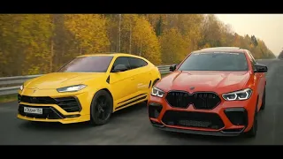 BMW X6M vs LAMBORGHINI URUS (4K)