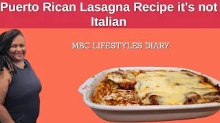 Puerto Rican Lasagna Recipe | Puerto Rican Lasagna Receta | Puerto Rican Lasagna Food Network