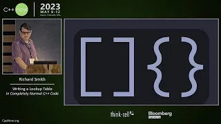 Lightning Talk: Writing a Lookup Table in C++ - Richard Smith - CppNow 2023