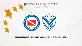 🏆 JUVENILES LIGA METRO A: ARGENTINOS JRS vs. Vélez 📲