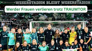 Geile Stimmung und Traumtor im Weserstadion! Werder Frauen mit guter Leistung