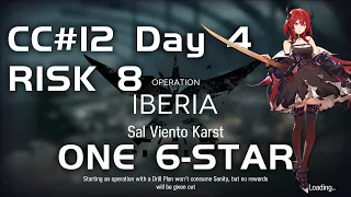 CC#12 Day 4 - Sal Viento Karst Risk 8 | Ultra Low End Squad | Base Point |【Arknights】
