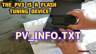 DYNOJET PV3 HOW TO GET YOUR PV INFO FILE shown on Can-Am Ryker