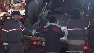 Buena paga recogiendo basura en Nueva York