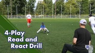 Baseball Infield Drill: 4-Play Read and React