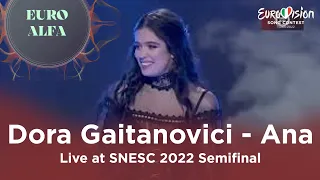 Dora Gaitanovici - Ana | Live at SNESC 2022 Semifinal