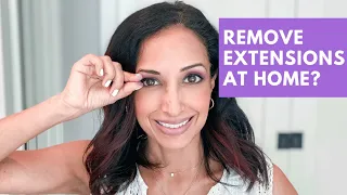 Remove Lash Extensions at Home | Eye Doctor Tries It