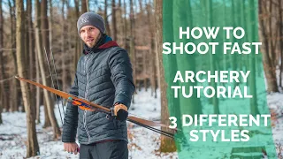 How to SHOOT FAST your bow and arrow! The only archery tutorial you need 🏹