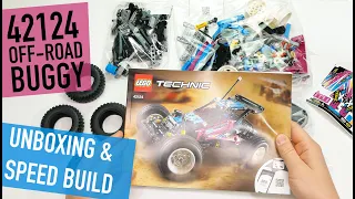 LEGO Technic 42124 Off-Road Buggy | Распаковка и Сборка в 4К