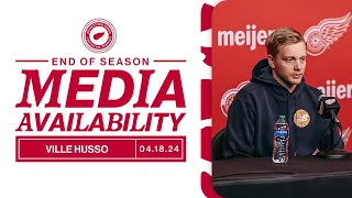 Ville Husso 2023-24 Detroit Red Wings End of Season Media