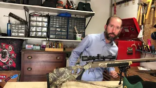 How to install a rifle sling stud to a synthetic gun stock.