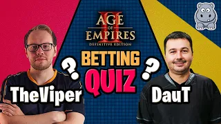 TheViper vs DauT - AoE2 Betting Quiz Show