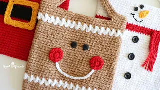 Crochet Gingerbread Tote Bag