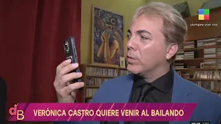 CRISTIAN CASTRO en videollamada con su madre VERÓNICA CASTRO durante entrevista | Argentina - 2023