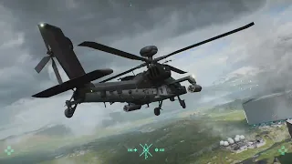 Attack Helicopter AH-64 Apache Killstreak gameplay on Spearhead 56 Kills and Assist