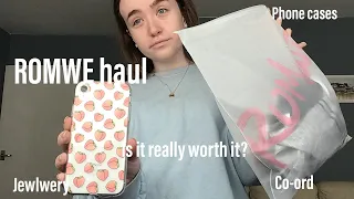 Small ROMWE haul + iPhone case collection!!