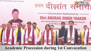 Academic Procession of 1st Convocation Ceremony