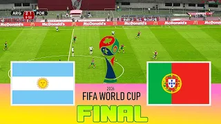 ARGENTINA vs PORTUGAL - Final FIFA World Cup 2026 | Full Match All Goals | Football Match