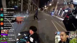 Streamer Saves Asian Man from Attackers