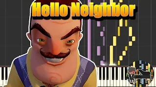 Intro Theme - Hello Neighbor [Piano Tutorial] (Synthesia) HD Cover