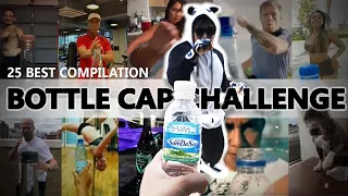 25 BEST BOTTLE CAP CHALLENGE COMPILATION | Funny | Sexy | Cute