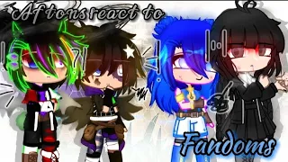 🎆▪︎Aftons React To Fandoms▪︎TW//||°Fnaf°||🍃☆Pt.1/??☆||