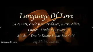 Language Of Love -Line Dance / Partner Dance