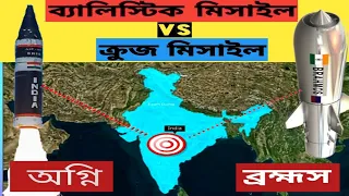 Agni 5 Missile | Difference Between Ballistic and Cruise Missile | Agni 5 vs Brahmos | #Missile Test
