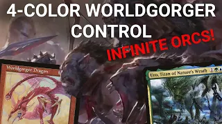 GORGING ON BOWMASTERS! Legacy 4-Color Worldgorger Dragon Combo Control. Yorion Orcish LOTR MTG