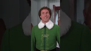 ELF MOVIE - What about when Buddy sings to his dad Walter Hobbs  #shorts