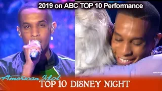 Dimitrius Graham “You'll Be in My Heart” HUG FROM KATY PERRY| American Idol 2019 Top 10 Disney Night
